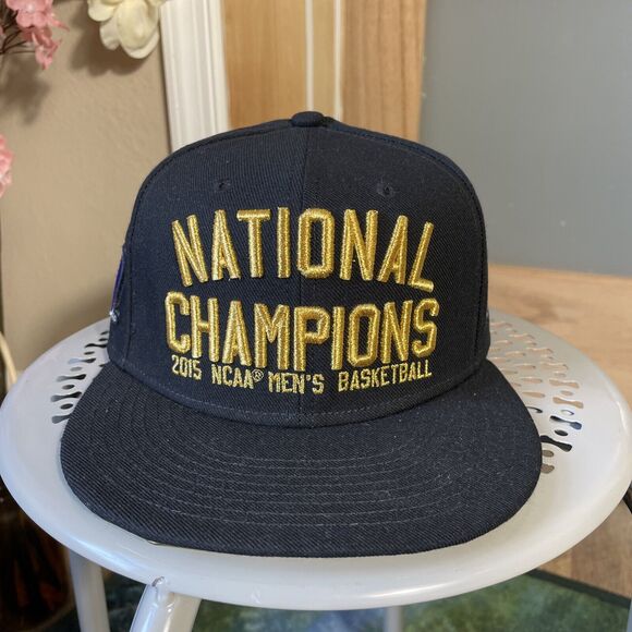 Duke Blue Devils Hat Cap Snapback Basketball Nike NCAA 2015 National Champions - Picture 5 of 8